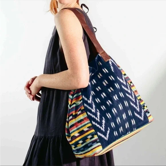 Noonday collection San Juan Tote Tribe Boho bohemian limited edition NWOT sold - Picture 9 of 16